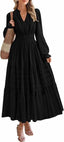 Nivoura | Long Sleeve Maxi Dress with Pockets