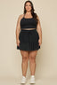 🖤 Pirouette Power Skort | Black Tulle Edition