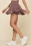 Sophia | Pirouette Skort with Built-In Shorts in Peppercorn