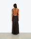 Satin | Halter Maxi Dress