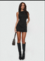 Mivorra | Black Tie-Back Sleeveless Romper