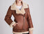 "Everly" Shearling-Lined Moto Jacket