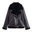 "Elena" Faux Shearling Bomber Jacket