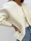 Serene Pearl Cropped Sweater