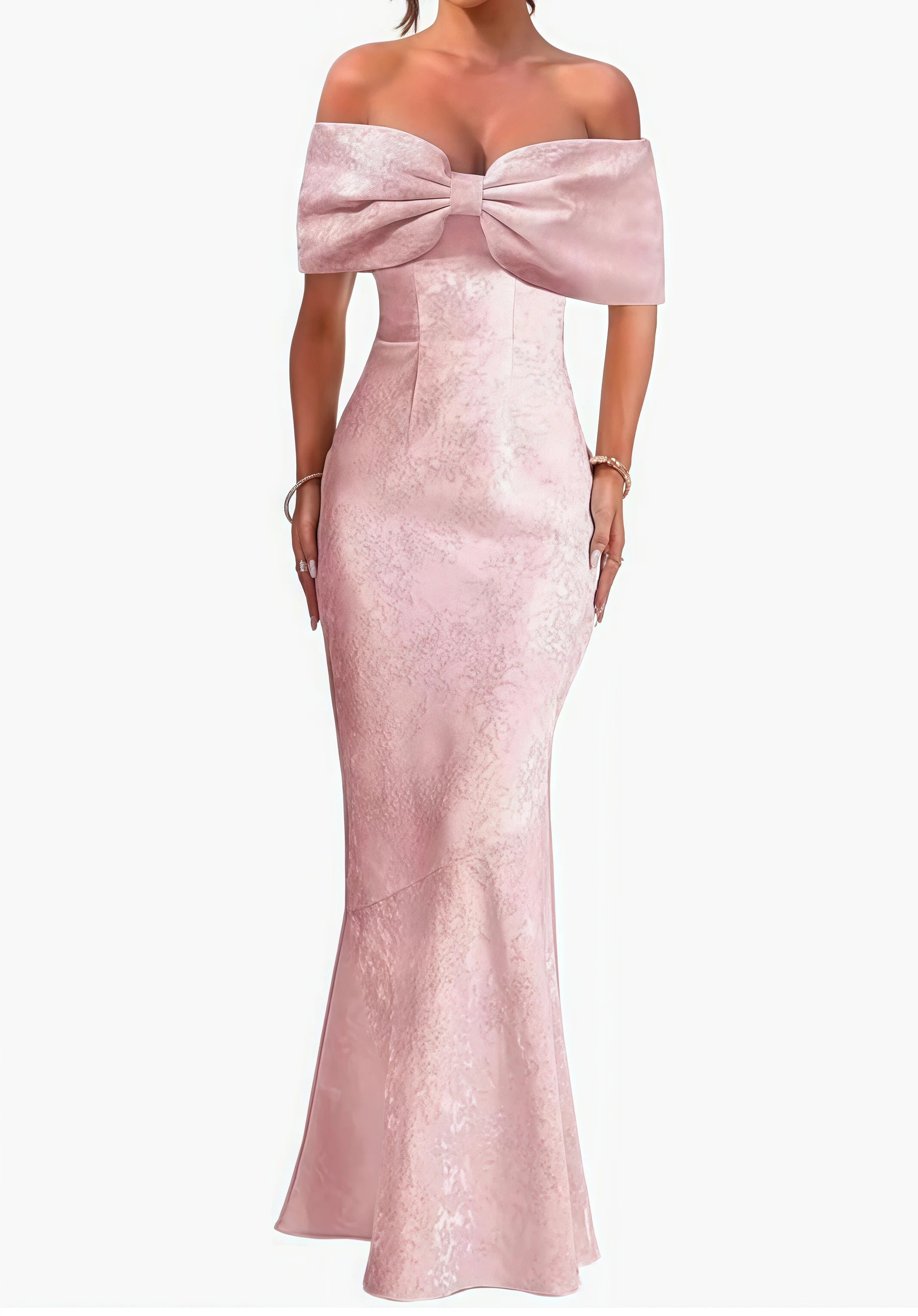 Celestia Off-Shoulder Mermaid Dress