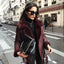 "Isla" Luxe Shearling-Lined Bomber