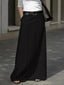 🖤 Luxe City High-Waist Maxi Skirt with Pockets