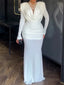 "Elise" Draped Maxi Gown