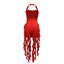 "Cirelia" Fringe Halter Maxi Dress