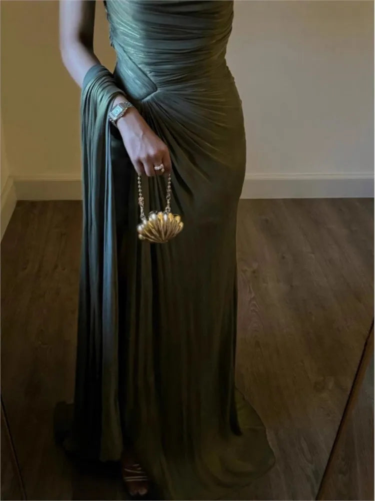 Seraphina One-Shoulder Maxi Dress