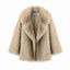 NeoMint™ Oversized Gradient Faux Fox Fur Coat
