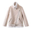 "Everly" Shearling-Lined Moto Jacket