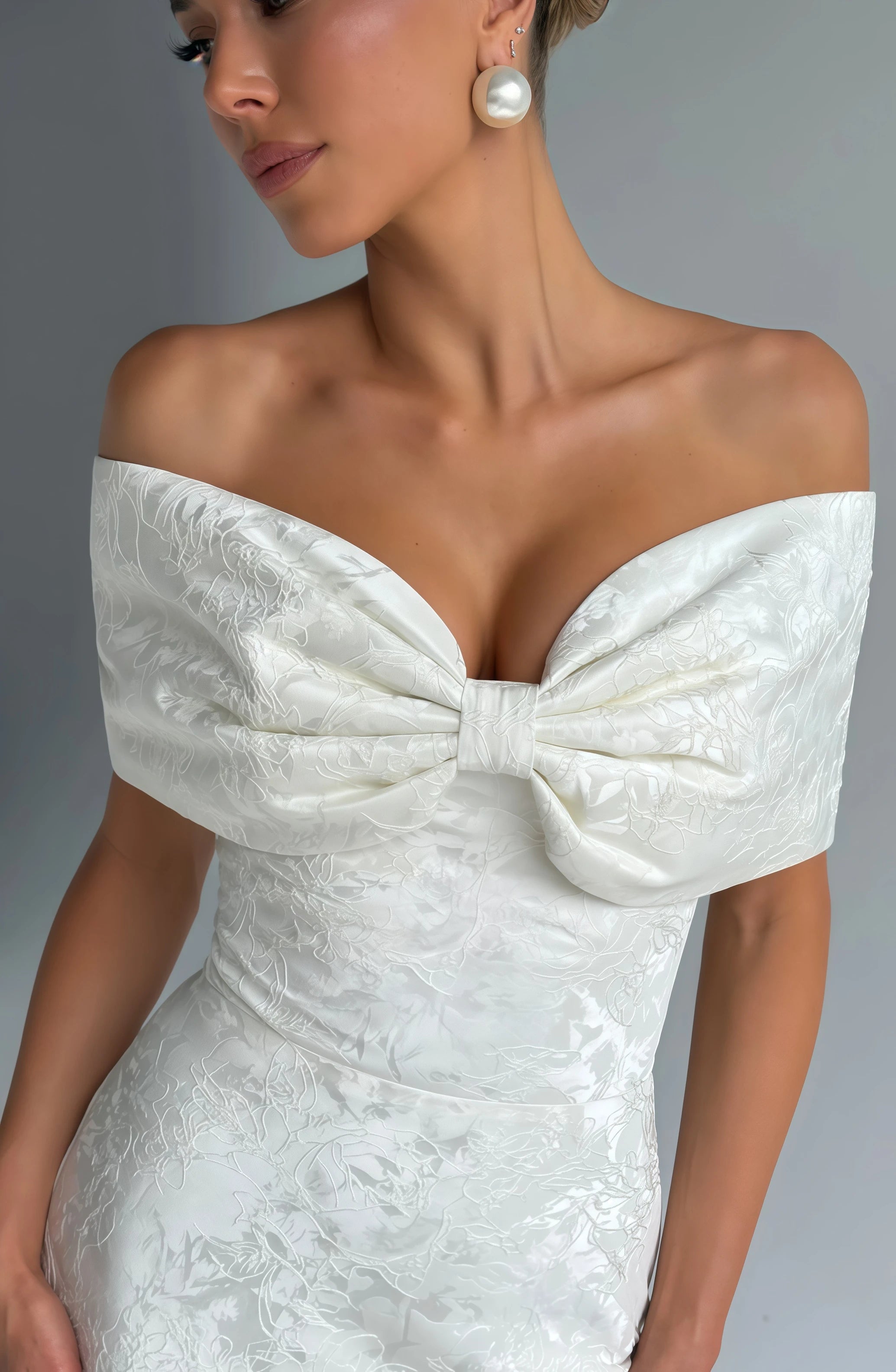 Celestia Off-Shoulder Mermaid Dress