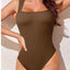 "Cali" Square-Neck Bodysuit