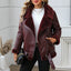 "Ava" Shearling-Lined Bomber Jacket
