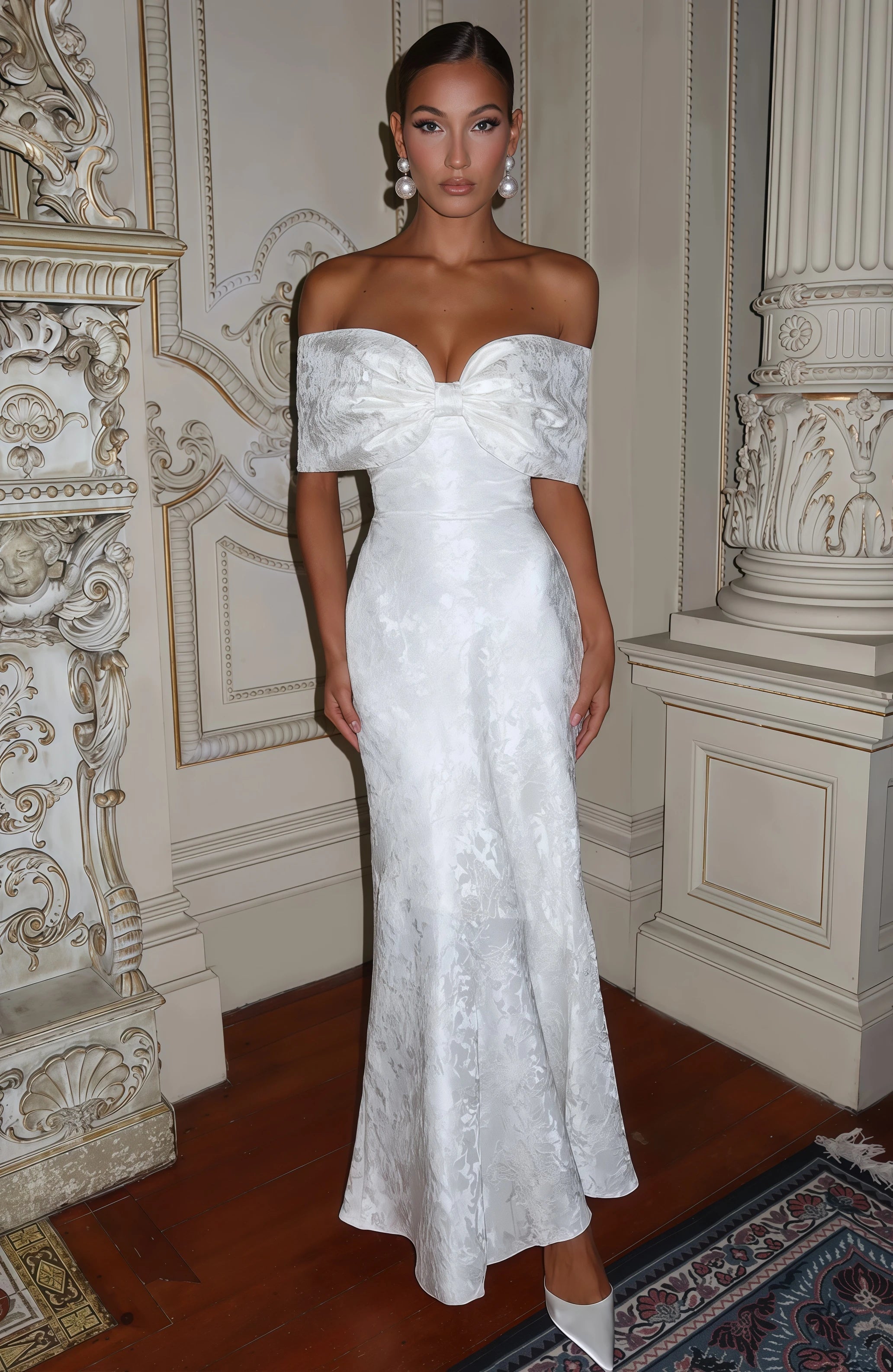 Celestia Off-Shoulder Mermaid Dress