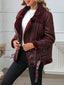 "Ava" Shearling-Lined Bomber Jacket