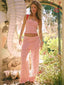 The “Faith” Striped Lounge Set