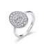 "Celeste" Radiant Moissanite Halo Ring