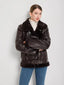 "Elena" Faux Shearling Bomber Jacket