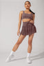 Sophia | Pirouette Skort with Built-In Shorts in Peppercorn