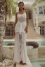 Elvorya | Espresso Mesh Maxi Dress