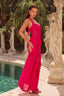 Elvorya | Espresso Mesh Maxi Dress