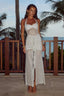 Elvorya | Espresso Mesh Maxi Dress