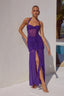 Elvorya | Espresso Mesh Maxi Dress