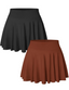 Lyra | 2-Piece Pleated Skort Set with Built-In Shorts