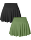 Lyra | 2-Piece Pleated Skort Set with Built-In Shorts