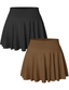 Lyra | 2-Piece Pleated Skort Set with Built-In Shorts