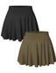 Lyra | 2-Piece Pleated Skort Set with Built-In Shorts