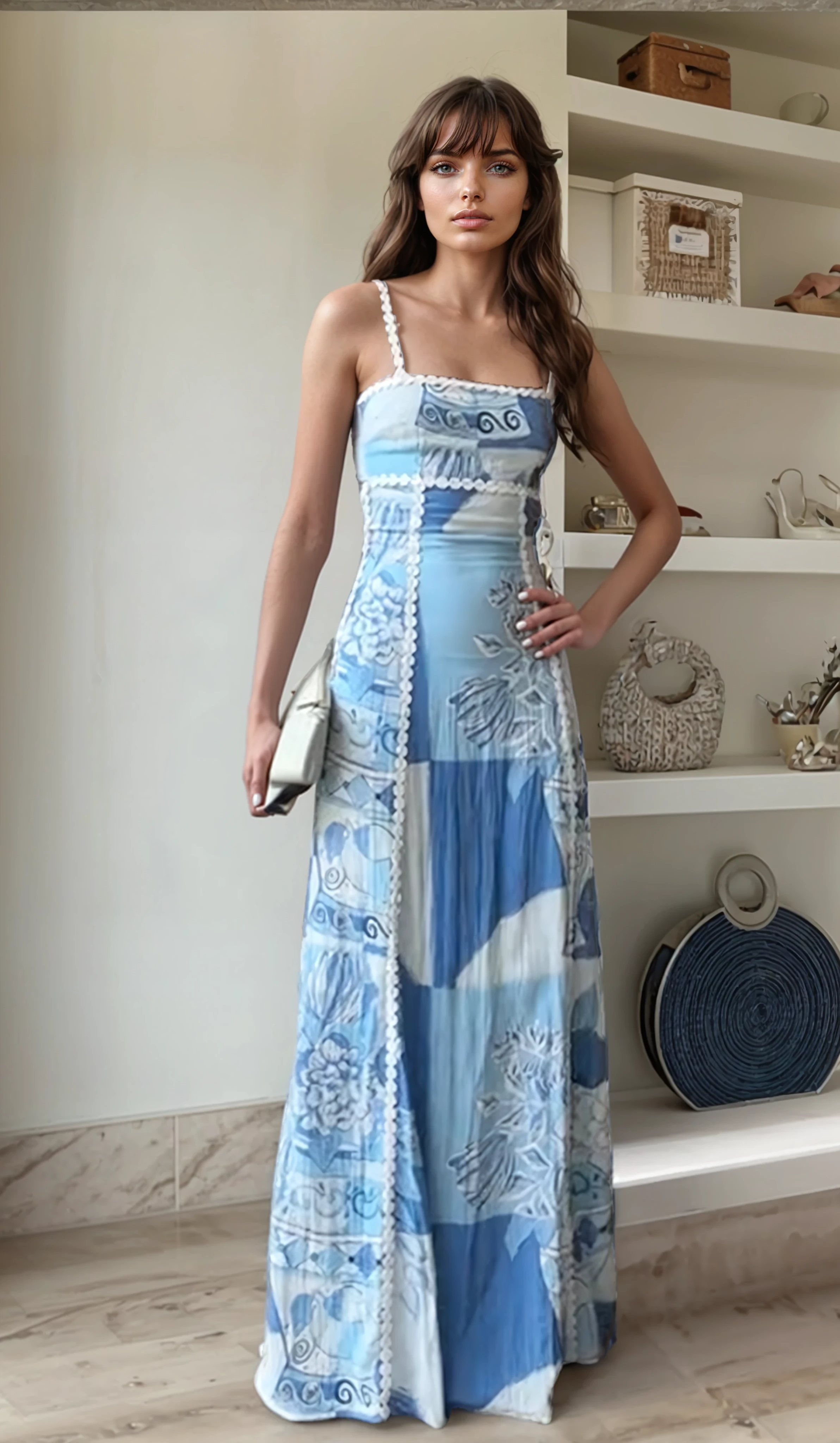 Ric Rac Maxi Dress