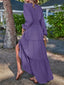 "Veloura" Tiered Maxi Dress