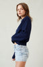 Isla | High-Waisted Light Wash Denim Mini Skirt