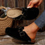"Mabel" Suede Cork Clogs