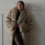 "Celeste" Faux Fur Power Coat