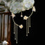 Aureluna – Butterfly Tassel Earrings