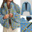 Teddy Grid Zip Jacket