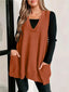 Novaira | Solid V-Neck Sweater Vest