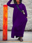 "Zeralle" Hoodie Maxi Dress
