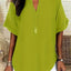 "Charlie" V-Neck Tunic Blouse