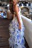 Selena | Chiffon Ruffled Maxi Dress