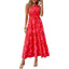 "Isla" Tiered Floral Maxi Dress