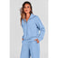 Kaia | Chic Half-Zip Sweatsuit with Wide-Leg Pants & Pockets