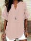 "Charlie" V-Neck Tunic Blouse