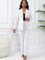 “Alina” Structured Blazer & Wide-Leg Pant Set