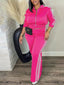 “Nova” Zip-Up Striped Track Set