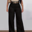 Brielle High-Waist Wide-Leg Trousers